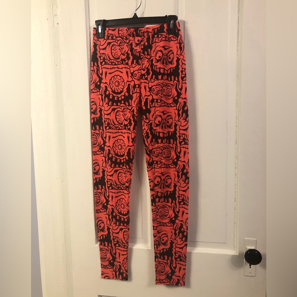 Discontinued Sourpuss Melting Monsters Leggings Medium
